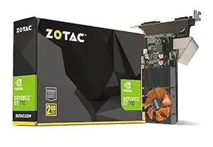 Zotac Gaming GeForce GT 710 DDR3 2GB 64bit PCIe 2.0 Graphics Card with FanSink, GeForce Experience
