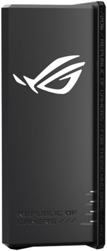ASUS Rog Strix Gs-Be18000 Wireless Router 2.5 Gigabit Ethernet, W129160043 (Router 2.5 Gigabit Ethernet Tri-Band (2.4 Ghz / 5 Ghz / 6 Ghz) Black)