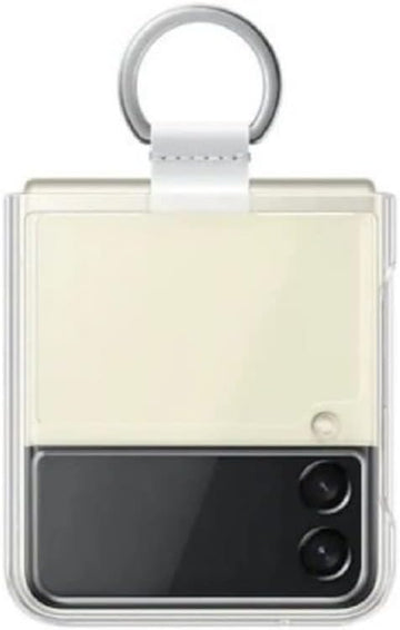 Samsung Galaxy Z Flip3 Clear Cover with Ring - Official Samsung Case - Plastic,Foldable, Transparent