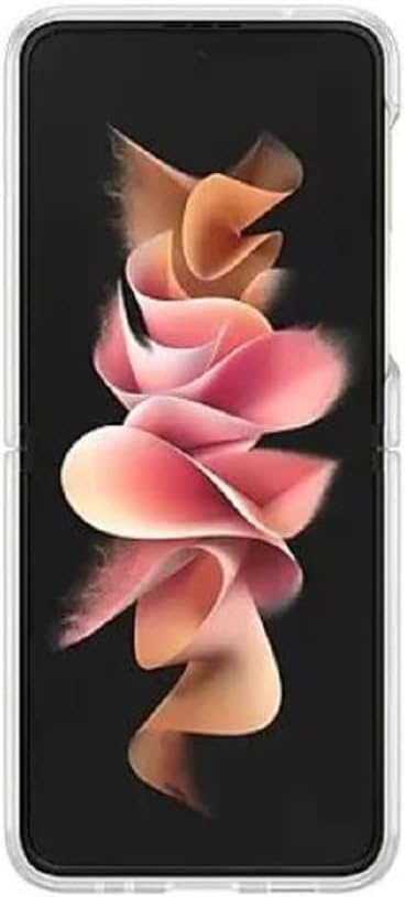 Samsung Galaxy Z Flip3 Clear Cover with Ring - Official Samsung Case - Plastic,Foldable, Transparent