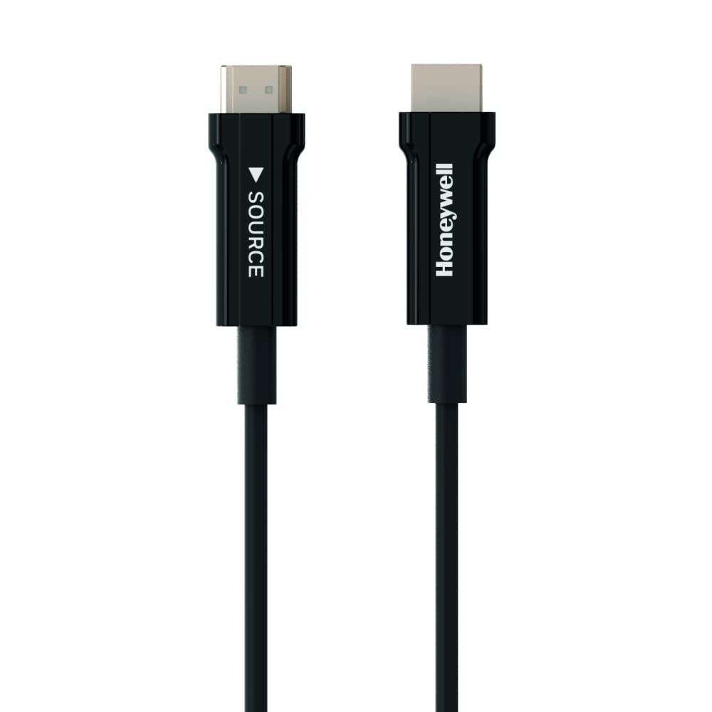 Honeywell HDMI 1.4 Cable with Ethernet (32.8ft/10M) High Speed HDMI Cable 10.2GBPS | Supports 3D /4Kx2K Ultra High Definition | 3D Home Theatre | 3D Gaming | Black