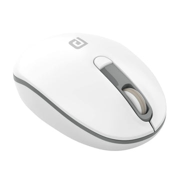Portronics Toad 11 Wireless Mouse, 2.4 GHz Connectivity with USB Nano Dongle, Adjustable DPI Up to 1600, Ambidextrous for Laptop, MacBook, PC (Grey)