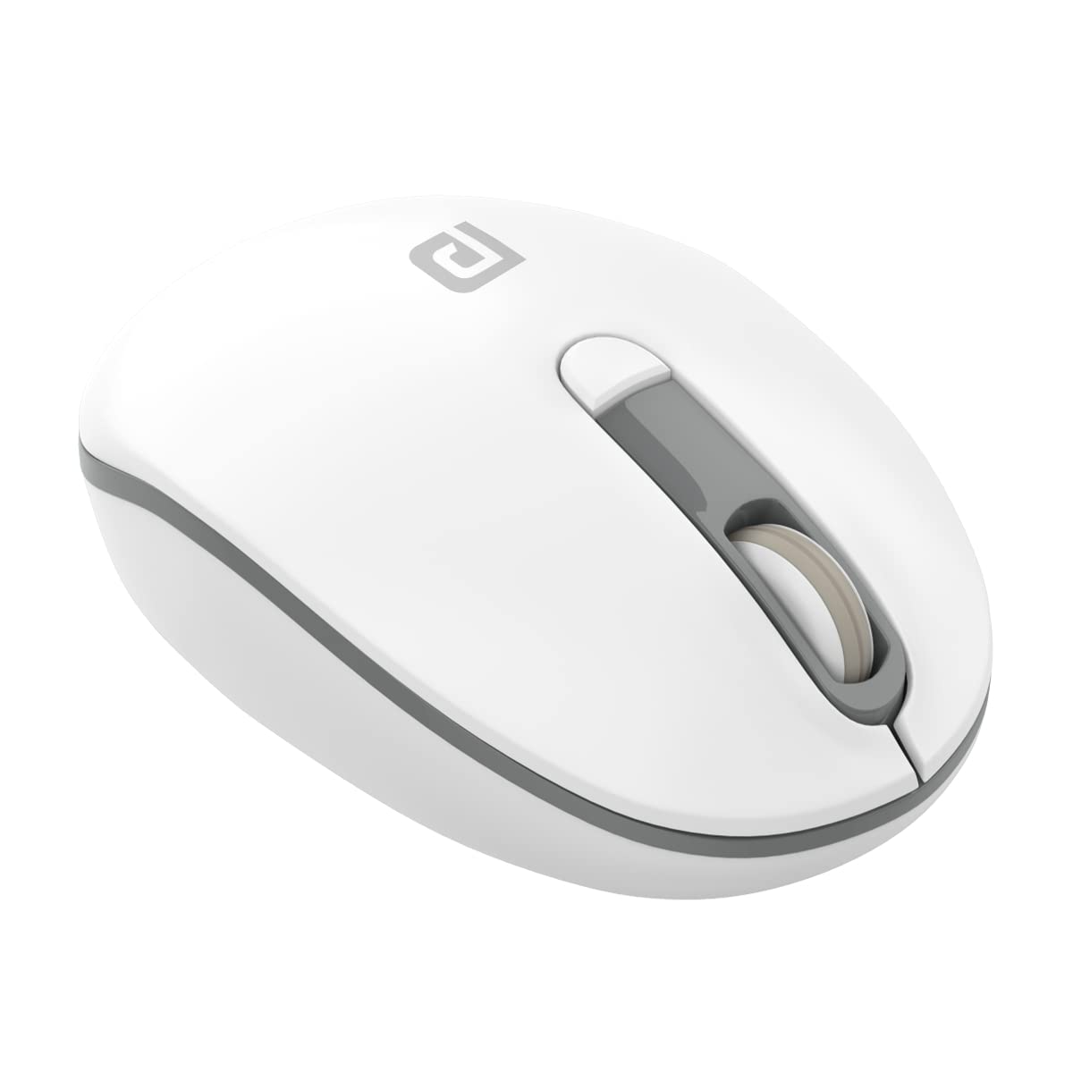 Portronics Toad 11 Wireless Mouse, 2.4 GHz Connectivity with USB Nano Dongle, Adjustable DPI Up to 1600, Ambidextrous for Laptop, MacBook, PC (Grey)