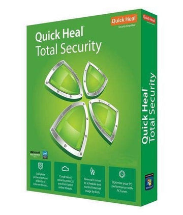 Quick Heal | Total Security | 1 User | 3 Years | AI Based Device Security for Windows PC | Banking and Browsing Protection | Dark Web Monitoring and Parental Control