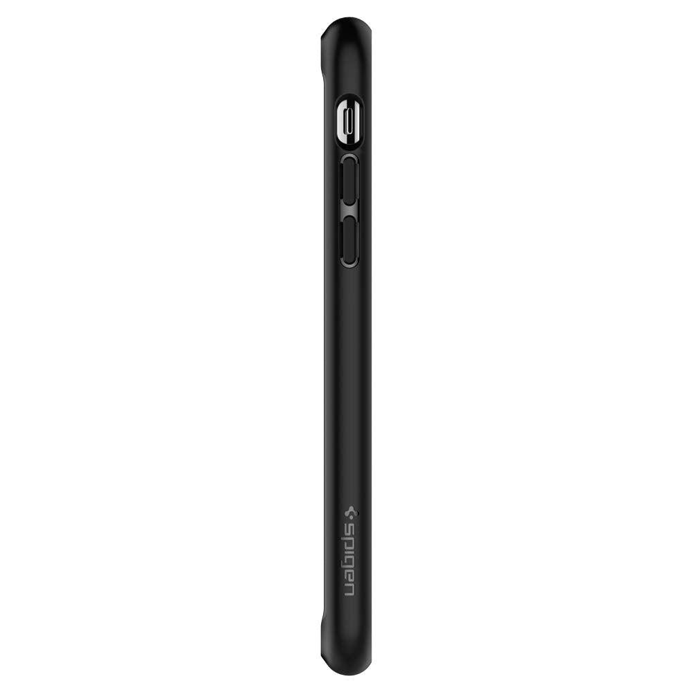 Spigen Ultra Hybrid Back Cover Case Compatible with iPhone Xs/X (TPU + Poly Carbonate | Matte Black)