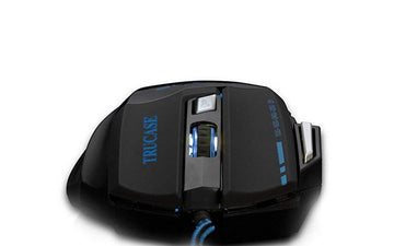 TRUCASE (TM) 3200 DPI, 7 Button LED Optical USB Wired Gaming Mouse 7 LED Colours for Pro Gamer