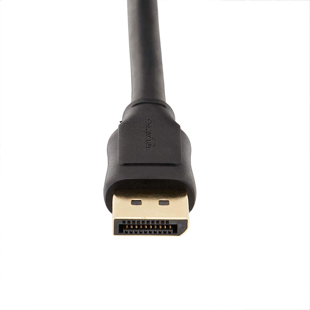 AmazonBasics 15 Feet DisplayPort to DisplayPort Cable - (Not HDMI Cable, Gold)