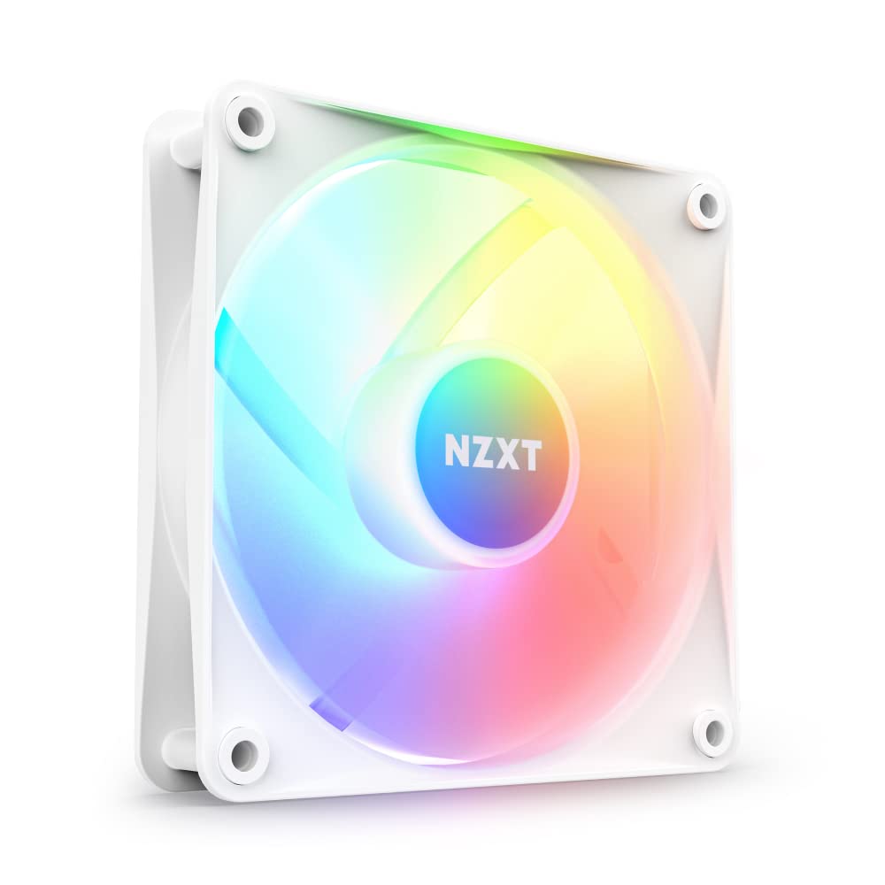 NZXT F140 RGB Core 140mm Hub-Mounted RGB Twin Pack Case Fan - Black - RF-C14DF-B1