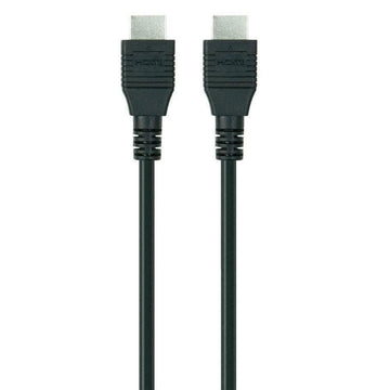 Belkin 2 Meter (6.6 Feet) High-Speed Nickel-Plated HDMI Cable, Supports 3D, 4K, 1080p, Audio Return and Ethernet for TV - Black