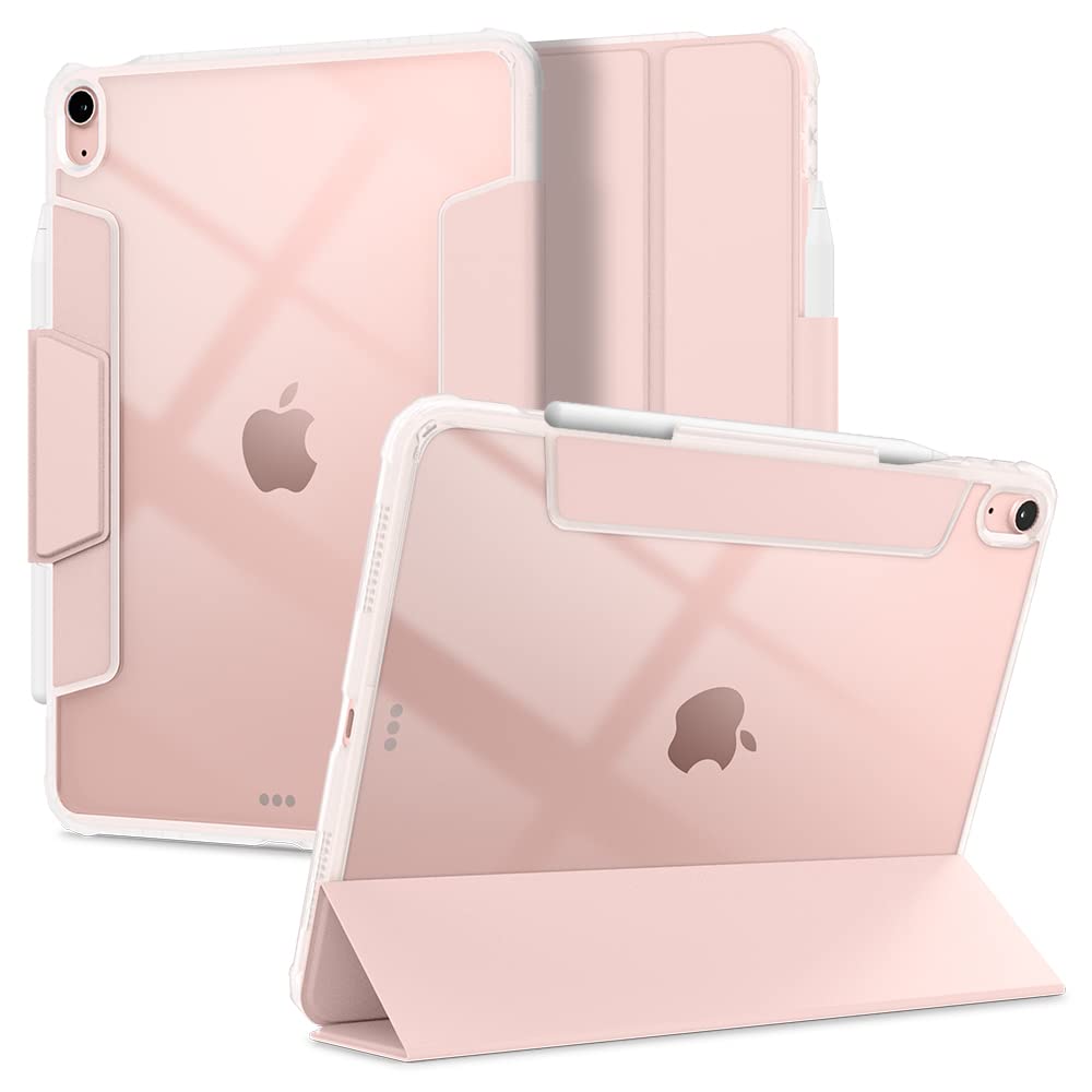 Spigen for iPad Air 11 Inch Case M4/M3/M2(2026/2025/2024), iPad 10.9 Inch 5th/4th Gen Cover(2022/2020), Ultra Hybrid Pro, Full Cover Folio Case with Pencil Holder, Trifold Stand - Lavender