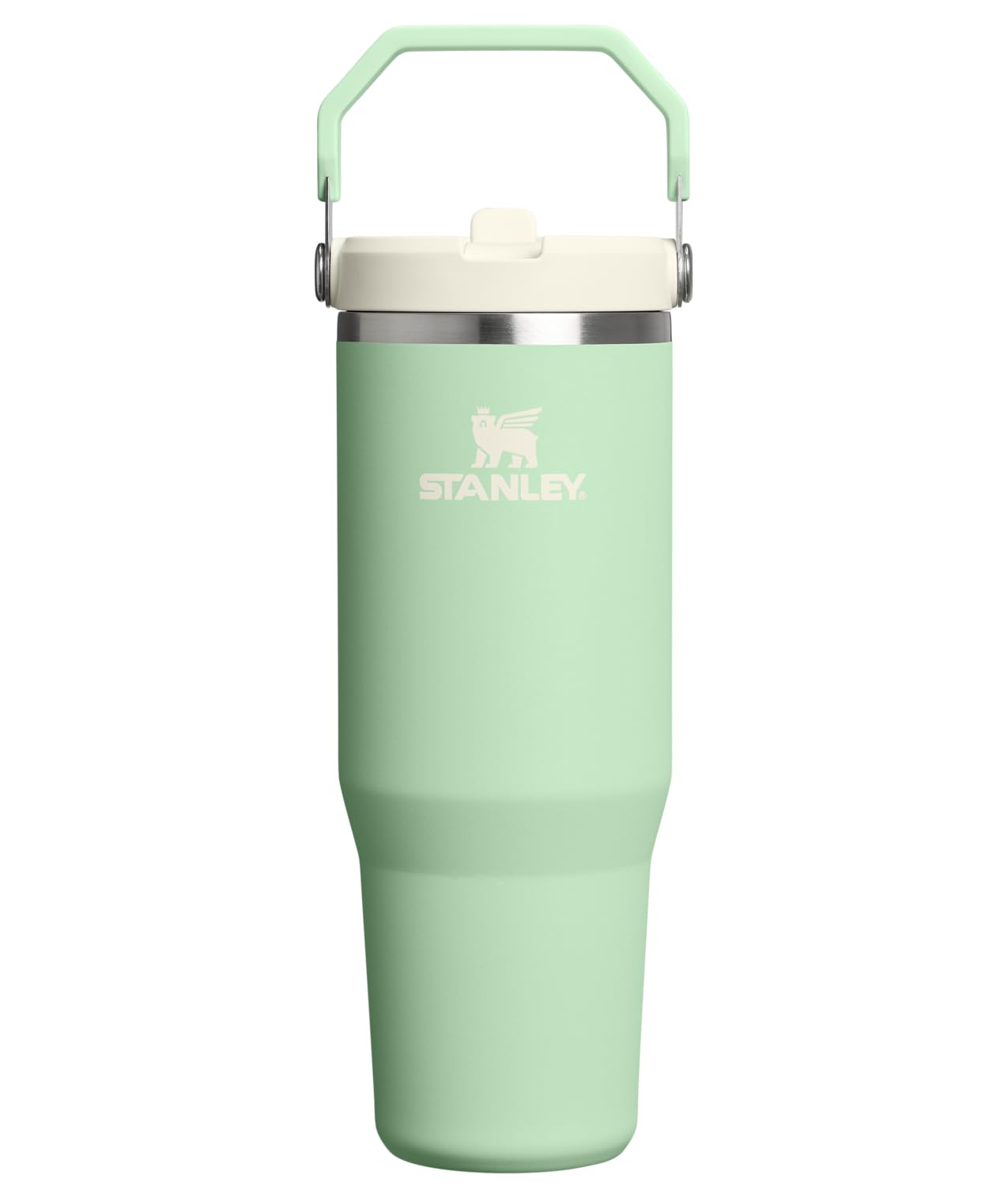 Stanley IceFlow Stainless Steel Tumbler with Straw - Vacuum Insulated Water Bottle for Home, Office or Car Reusable Cup with Straw Leak Resistant Flip Cold for 12 Hrs or Iced for 2 Days (Rose Quartz)
