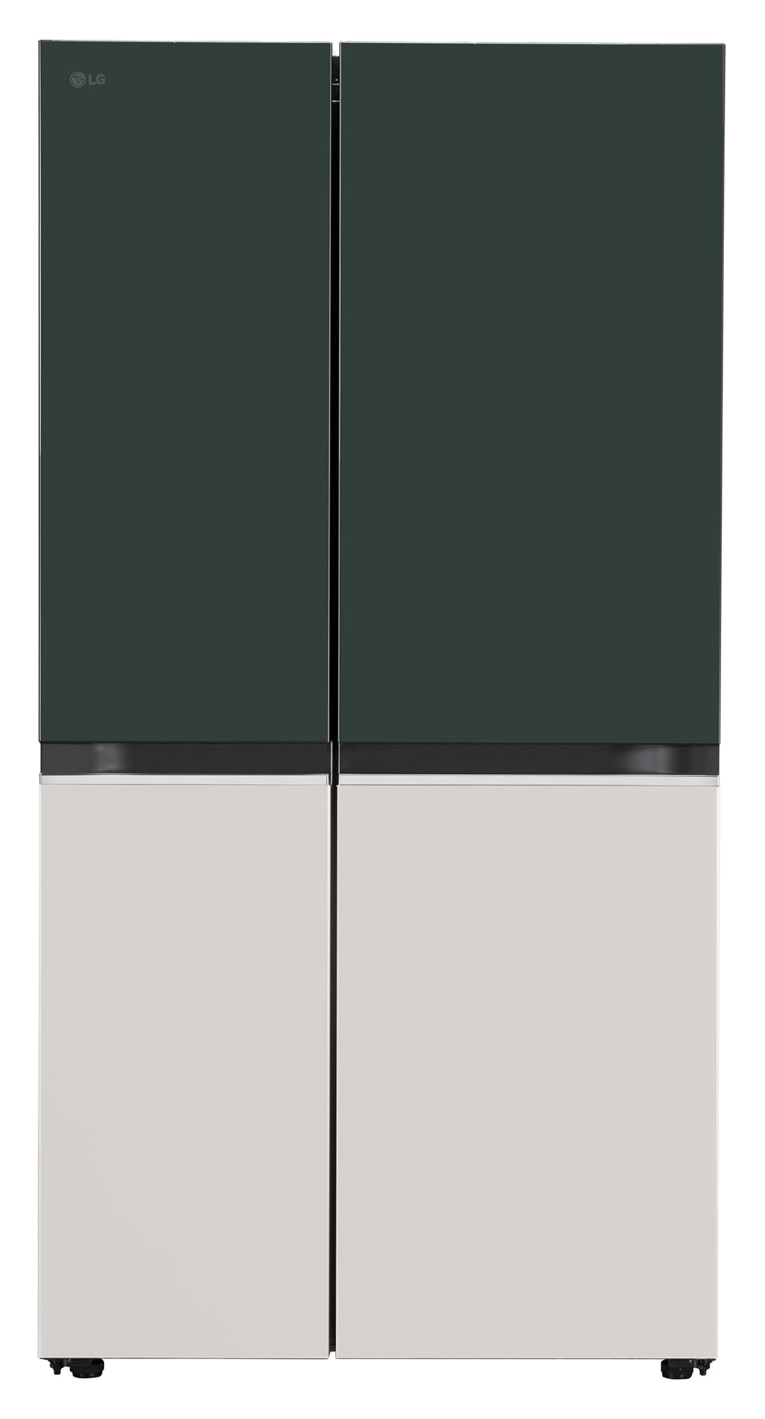 LG 655 L, 3 Star, Frost-Free Smart Inverter Double Door Side-By-Side Refrigerator (GL-B257HDSY, Dazzle Steel, Smart Diagnosis, Express Freeze | Multi Air-Flow)