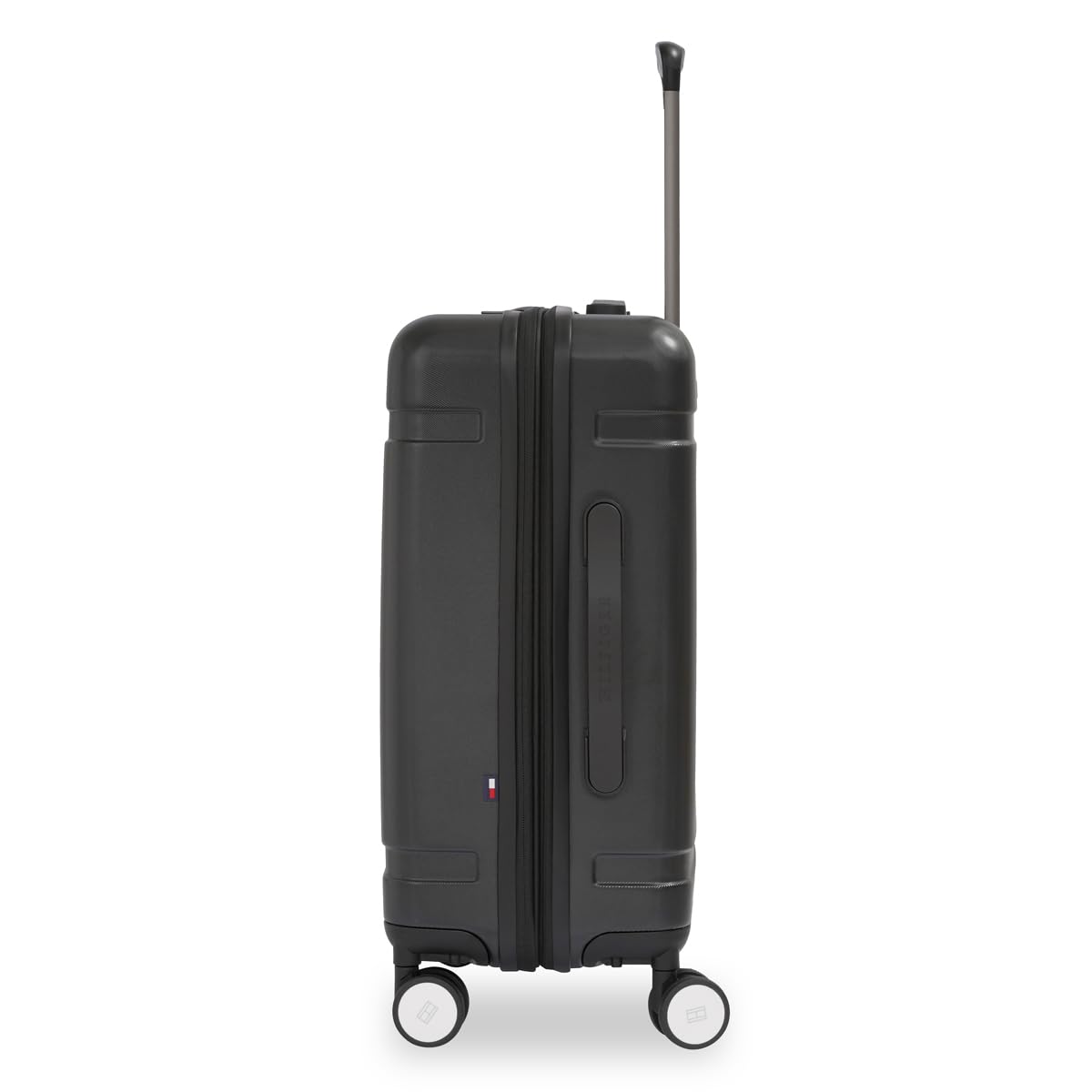 TOMMY HILFIGER Millennia Large Hard Luggage - White |Check-in Trolley Bag with TSA Lock | 360° Spinner Double Wheels | Telescopic Handle | Polycarbonate Hardshell Suitcase | 89L Capacity | 78cm