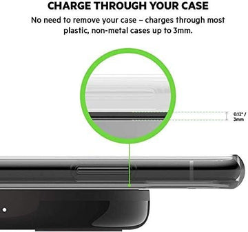Belkin Quick Charge Wireless Charging Pad - 15W Qi-Certified for iPhone, Samsung Galaxy, Apple Airpods Pro &amp; More - Charge While Listening to Music, Streaming Videos, &amp; Video Calls - Black