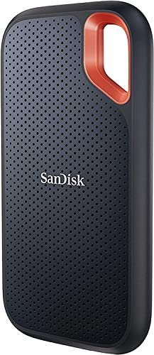 Sandisk Extreme Portable 1TB, 1050MB/s R, 1000MB/s W, 3mtr Drop Protection, IP65 Water/dust Resistance, HW Encryption, PC,MAC &amp; TypeC Smartphone Compatible,  External SSD, Black Color