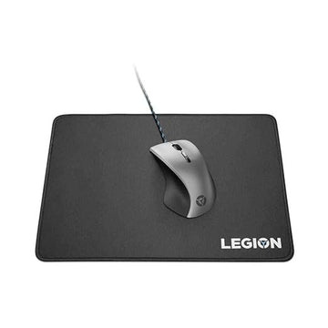 Lenovo Legion Gaming Cloth Mouse Pad | Skid-Proof Rubber Base | Durable Braided Locked Edge Design| Durable high-Density, Water Repellent Microfiber ( Black )