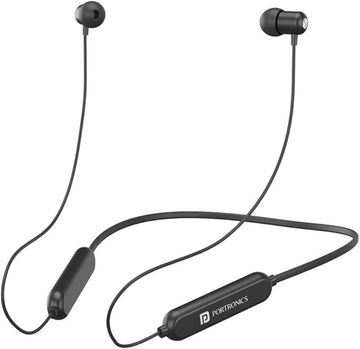 Portronics Harmonics Z1 In-Ear Wireless Stereo Headset with Latest Bluetooth 5.2 Voice Assistant, Black