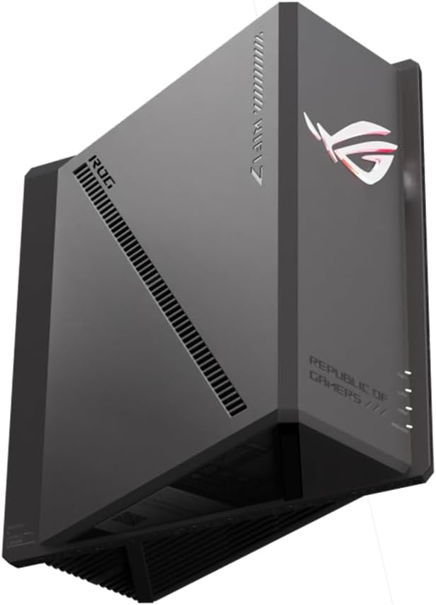 ASUS Rog Strix Gs-Be18000 Wireless Router 2.5 Gigabit Ethernet, W129160043 (Router 2.5 Gigabit Ethernet Tri-Band (2.4 Ghz / 5 Ghz / 6 Ghz) Black)