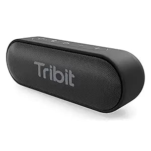 Tribit XSound Go 16W 5.0 Bluetooth Speaker with Loud Sound & Rich Bass, 24H Playtime, IPX7 Waterproof, Wireless Stereo Pairing, Type-C, Portable Speaker for Home/Outdoor/Travel