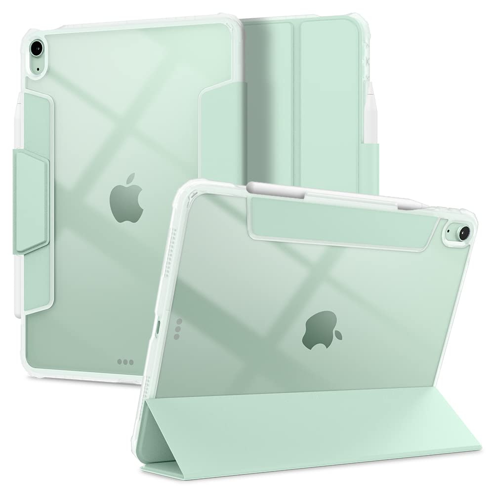Spigen for iPad Air 11 Inch Case M4/M3/M2(2026/2025/2024), iPad 10.9 Inch 5th/4th Gen Cover(2022/2020), Ultra Hybrid Pro, Full Cover Folio Case with Pencil Holder, Trifold Stand - Lavender