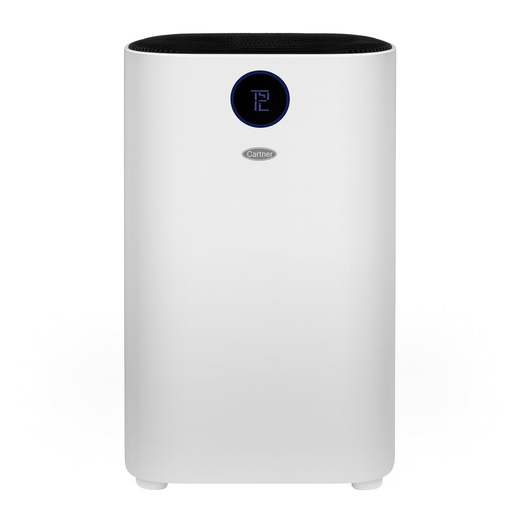 Car-rier Air One AP2006 Air purifier for bedroom and living room for home use with HEPA H13 air filter up to 300 sq ft 260 m3 h CADR PM2.5 display auto sleep and turbo modes quiet 20W