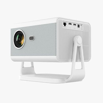 DEBONAIR CineMax Pro 4K Ultra HD Native 1080p Android Projector | 1300 ANSI Lumens Auto (Focus+Screen Fit+Obstacle Avoidance) Dust Proof Engine 10W Speaker Dual WiFi BT5.0| 300