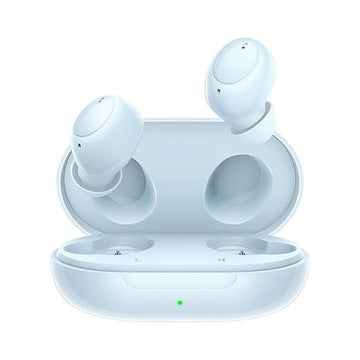 OPPO Enco Buds Bluetooth True Wireless in Ear Earbuds(TWS) with Mic, 24H Battery Life, Supports Dolby Atmos Noise Cancellation During Calls, IP54 Dust & Water Resistant,(Blue, True Wireless)