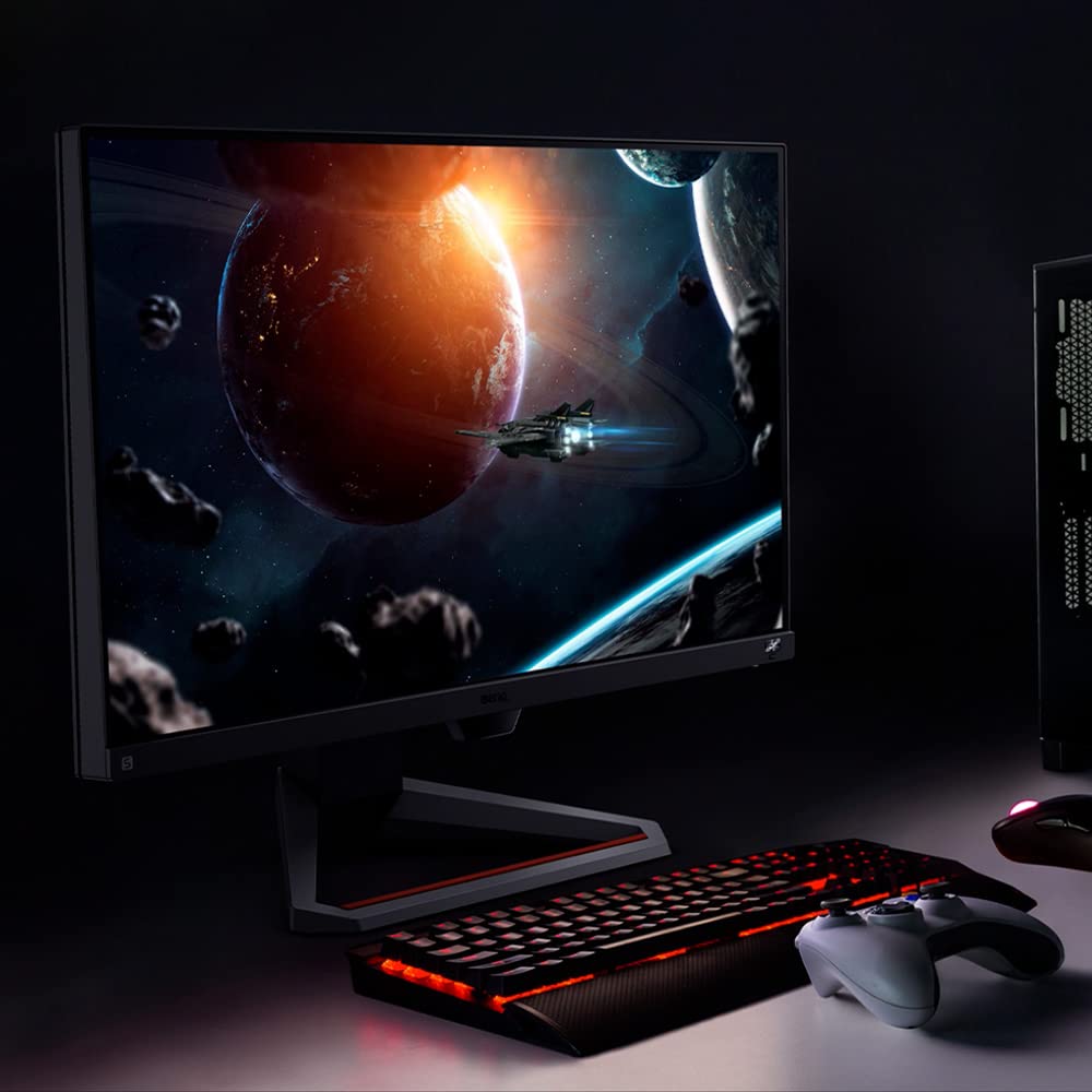 BenQ MOBIUZ EX2710S 27" IPS 1920x1080 Full HD HDR Gaming Monitor 165Hz| 1ms MPRT| FreeSync Premium|Height Adjust| 99% sRGB| Bezel-Less|Black Equalizer| treVolo Speakers (2.5W x 2)|HDMI|DP (Dark Grey)
