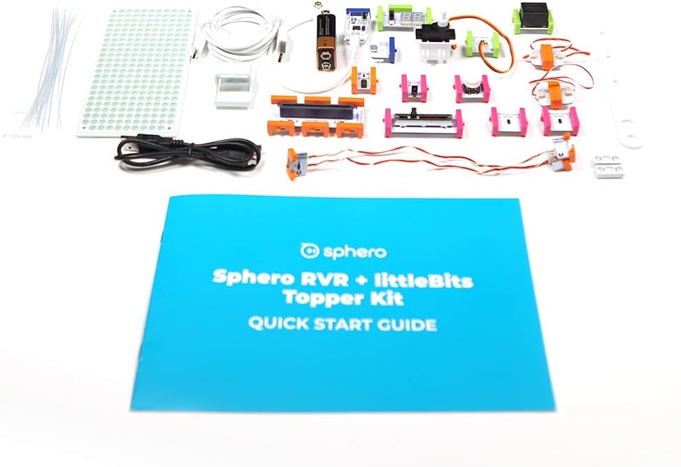 Sphero littleBits RVR+ Topper Kit - Program Both littleBits and RVR+ in The Same Platform - Microsoft MakeCode or Micro:bit Python Editor