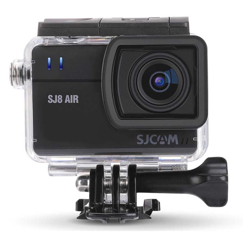 SJCAM SJ8 Air Optical 14 MP 1296P 30fps 5.84 cm (2.3") UHD Touch Screen Action Camera | External Mic Support | Type C Port | 7G 160º FOV | Dual Microphone (Black)
