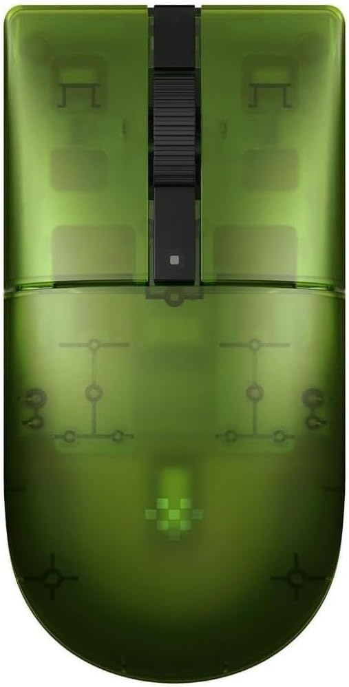 8BitDo Retro R8 Mouse with PAW 3395 Optical Sensor DPI 26K, Wireless 4K Polling Mouse with Charging Dock, Programmable Buttons, and Kailh Sword GM X Micro Switches - Xbox Edition(Officially Licensed)