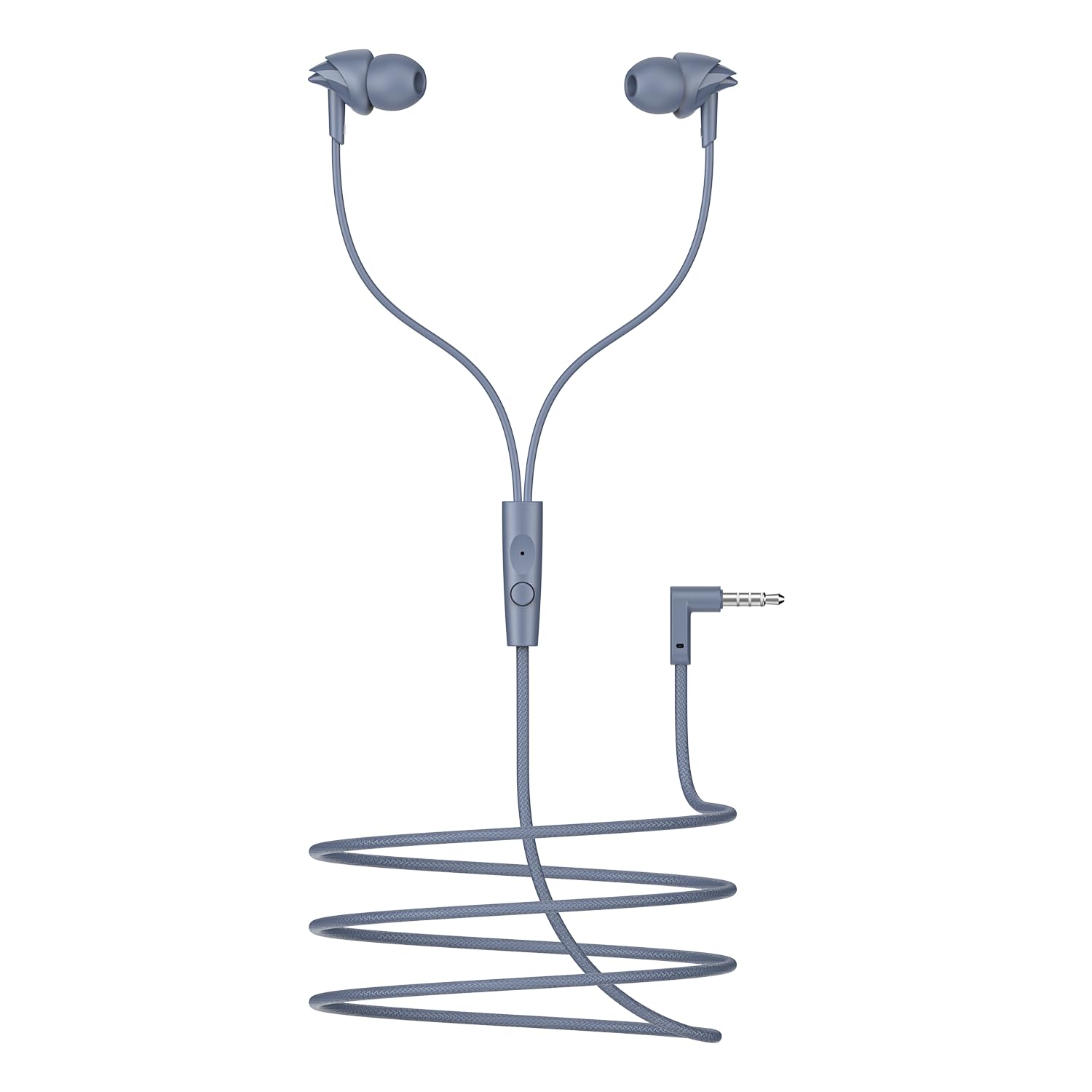 Boat BassHeads 225 in-Ear Super Extra Bass Wired Headphones, with Mic (Black)