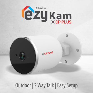 CP PLUS Wi-Fi 1080p Full HD Bullet Outdoor Camera, White