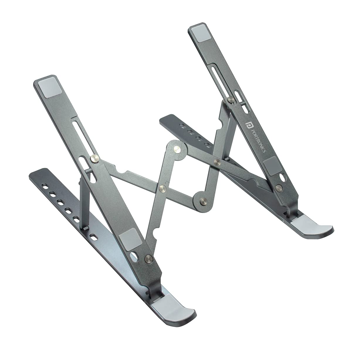 Portronics POR-835 My Buddy Lite Foldable Laptop Stand (Silver)