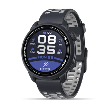 COROS PACE 2 Premium GPS Sport Watch with, Heart Rate Monitor, 30h Full GPS Battery, Barometer, ANT+ & BLE Connections, Strava, Stryd & Training Peaks (Dark Navy with Silicone Band)
