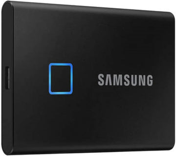 SAMSUNG MU-PC500K/WWT7 Touch Portable SSD With Fingerprint And Password Security, USB 3.2, Black, 500 GB