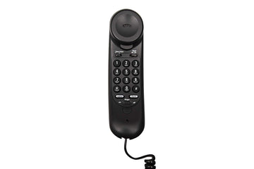 Beetel B26 Slim Corded Landline Phone,Ringer Volume Control,Wall/Desk Mountable,Ringer On/Off Switch,Clear Call Quality,Compact Design,Tone Pulse/Flash/Redial Function (Made in India) (Black)(B26)