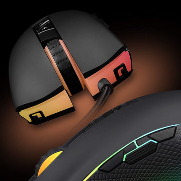 ZEBRONICS Zeb-Phobos USB Gaming Mouse (PHOBOS) with RGB Lights ( Black )
