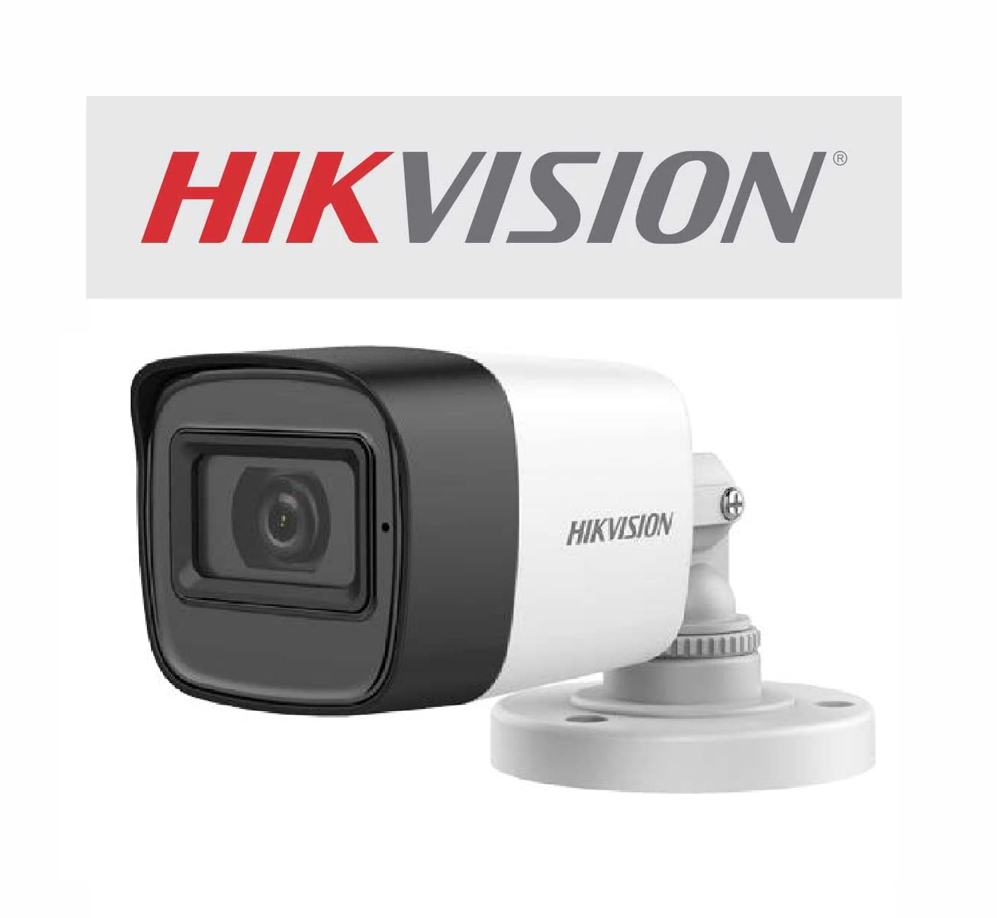 HIKVISION 2MP Outdoor Bullet Wired CCTV 1080p Camera [DS-2CE1AD0T-ITP/ECO] White