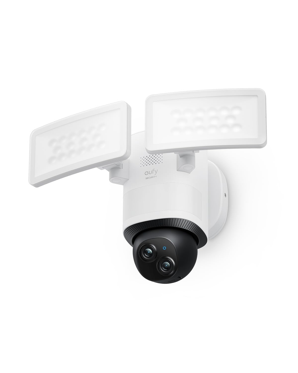 eufy Floodlight Camera E340 with AC Cable, Security Camera Outdoor, 360° PTZ, 24/7 Recording, 2.4G/5G Wi-Fi, 2000 LM, Motion Detection, Built-in Siren, Dual Cam, HB3 Compatible, No Monthly Fee