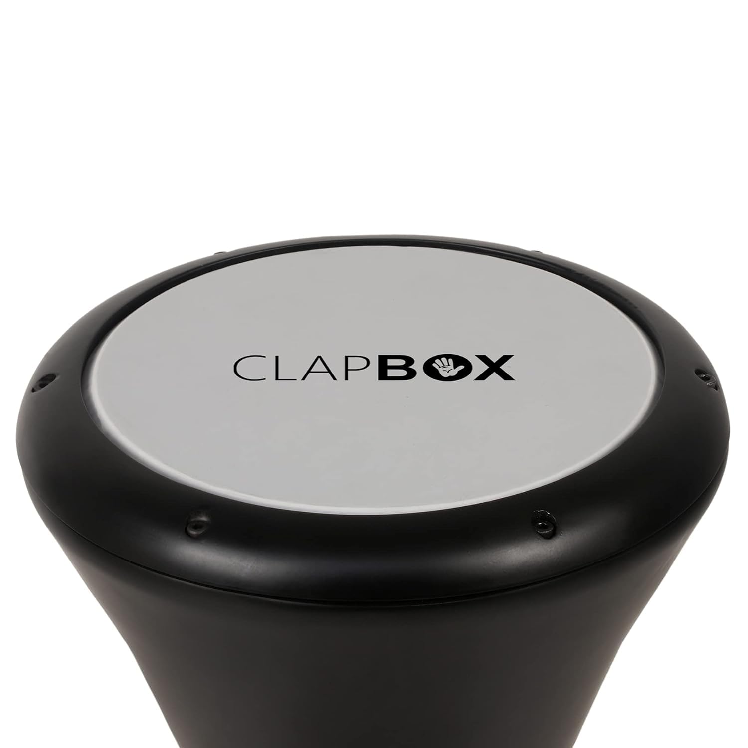 Clapbox Darbuka- Aluminium (9 Inches, Black) Full Size