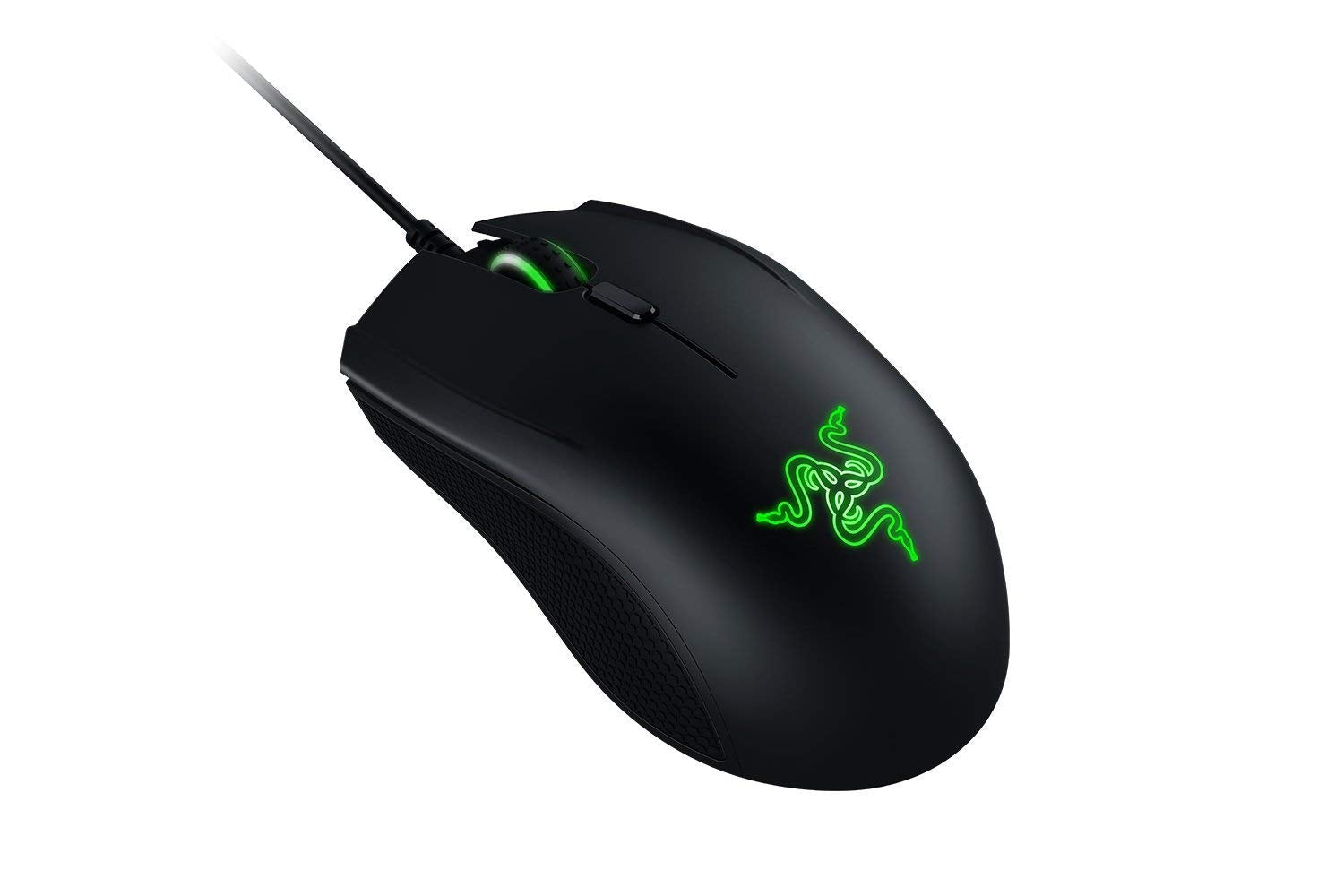 Razer Abyssus Essential Optical Wired Gaming Mouse | 7,200 DPI Optical Sensor with Chroma RGB Underglow Lighting | 3 Hyperesponse Buttons - RZ01-02160300-R3M1