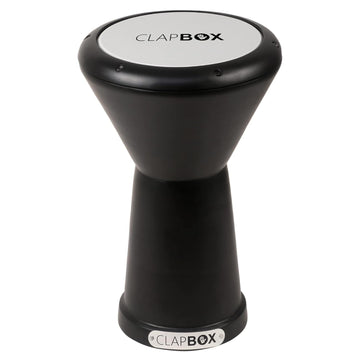Clapbox Darbuka- Aluminium (9 Inches, Black) Full Size