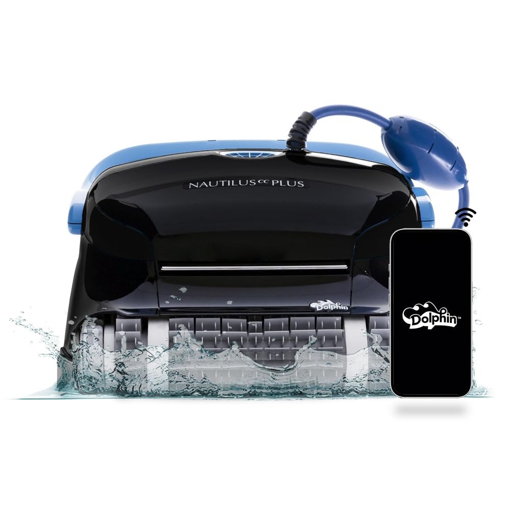 Dolphin (2026 Model) Nautilus AG Automatic Robotic Pool Vacuum Cleaner, Active Scrubber Brush, Top Load Filters Access, Ideal for Above-Ground Pools up to 33 FT in Length