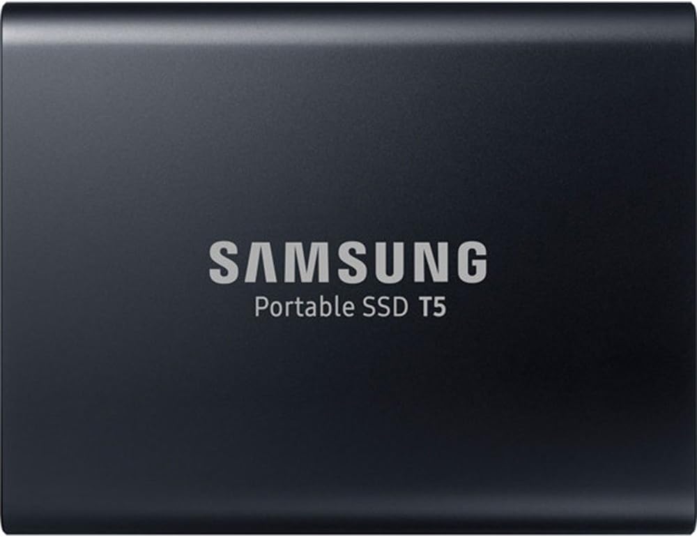 SAMSUNG T5 Portable SSD 1TB - Up to 540MB/s - USB 3.1 External Solid State Drive, Black (MU-PA1T0B/AM)