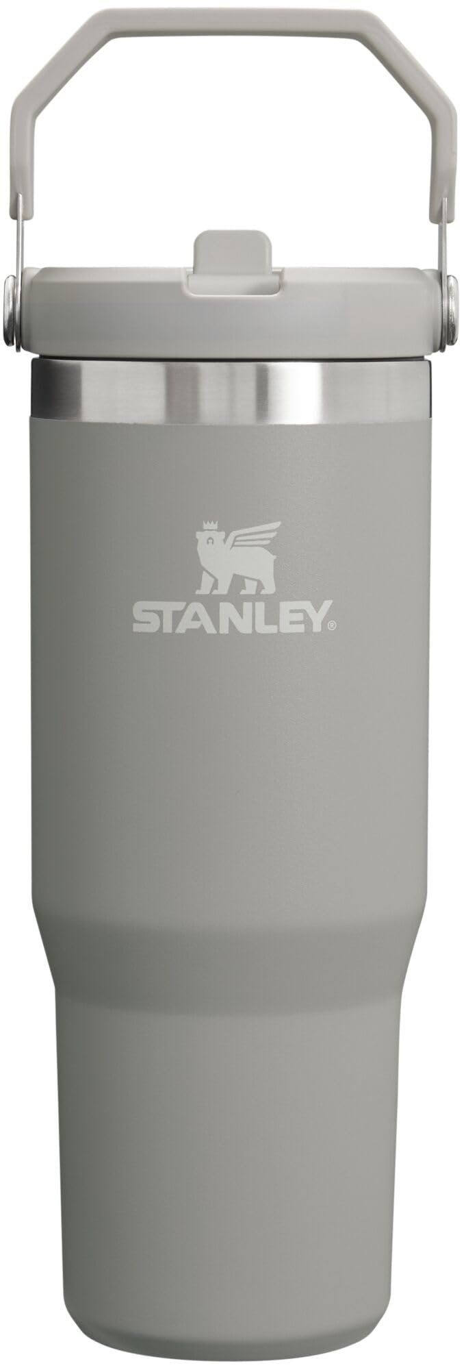Stanley IceFlow Stainless Steel Tumbler with Straw - Vacuum Insulated Water Bottle for Home, Office or Car Reusable Cup with Straw Leak Resistant Flip Cold for 12 Hrs or Iced for 2 Days (Rose Quartz)