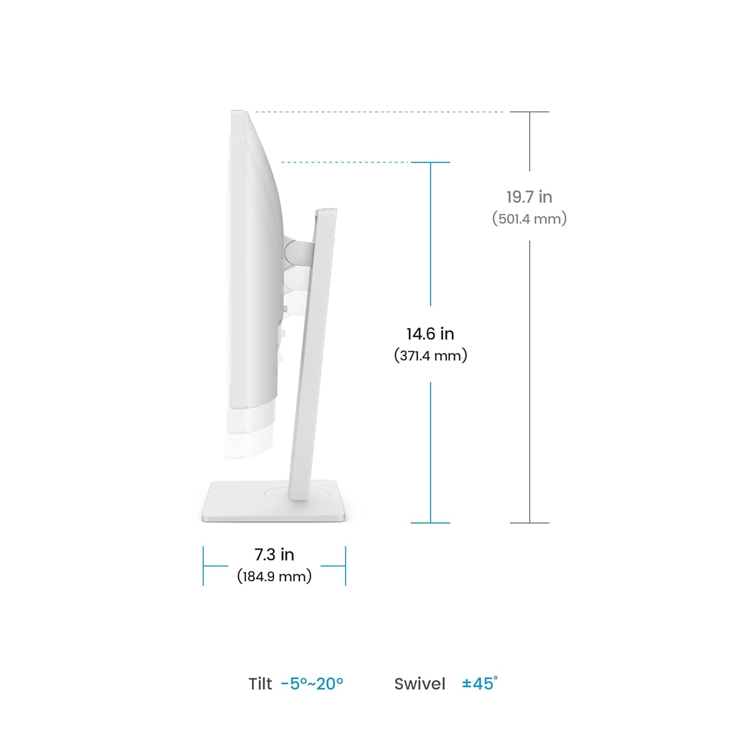 BenQ GW2486TC 24" IPS 100Hz Full HD Coding Monitor |USB-C(65W PD)| Daisy Chain| 99% sRGB| Coding Mode| Height Adjust|HDMI| DP| USB Hub| 2Wx2 Speakers| Eye Care| Noise Cancelling Microphone (White)