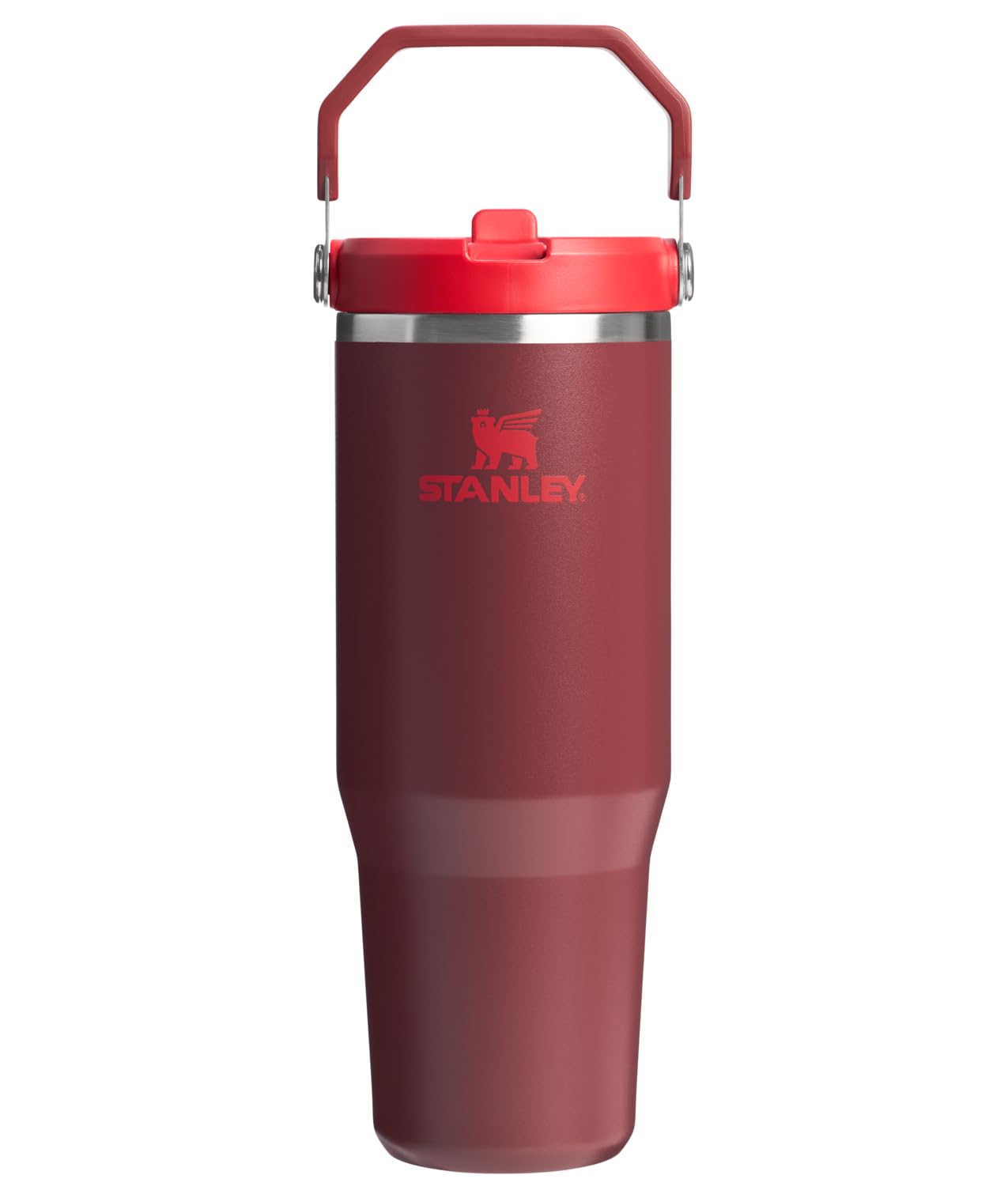 Stanley IceFlow Stainless Steel Tumbler with Straw - Vacuum Insulated Water Bottle for Home, Office or Car Reusable Cup with Straw Leak Resistant Flip Cold for 12 Hrs or Iced for 2 Days (Rose Quartz)