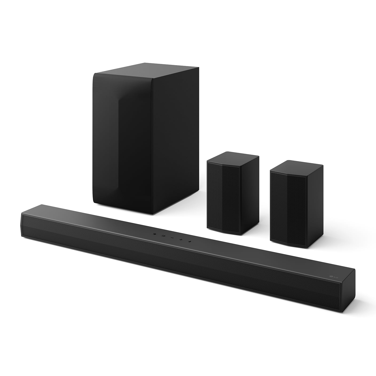 LG New Launch SQ75TR, 600W, 5.1.1Ch, Dolby Atmos, Center Up-Firing Speaker, AI Sound Pro, Wow Synergy, Wireless Subwoofer, Rear Speaker Inbuilt Receiver, QNED Matching Bracket Inside (2024 QNED TV)