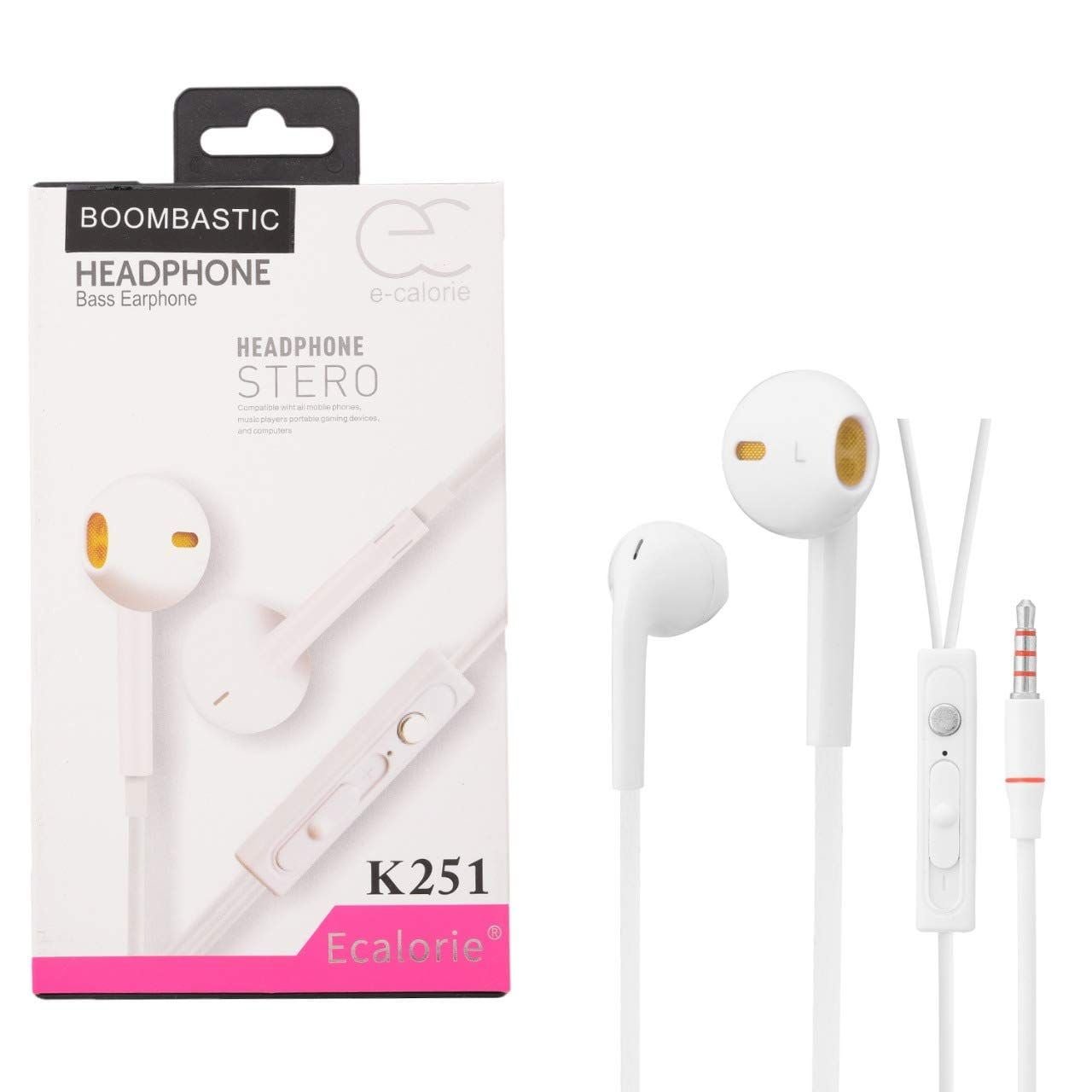 Boombastic E-Calorie Stereo Headphones K251